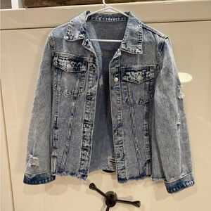Stylish Light Blue Denim Jacket